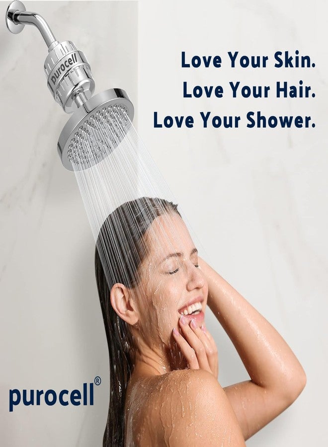 Purocell 15 Stage Hard Water Softener Shower Filter for Bathroom SF-15 Pro | Reduces Hair Fall & Protects Skin | Removes Chlorine, Odor, Rust, Impurities | High Output Universal Cartridge for Home Use - Image 5
